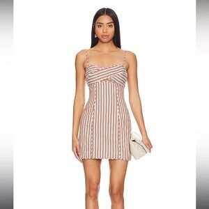 NWOT Vaila Dress in Mushroom Stripe
Significant Other - Revolve